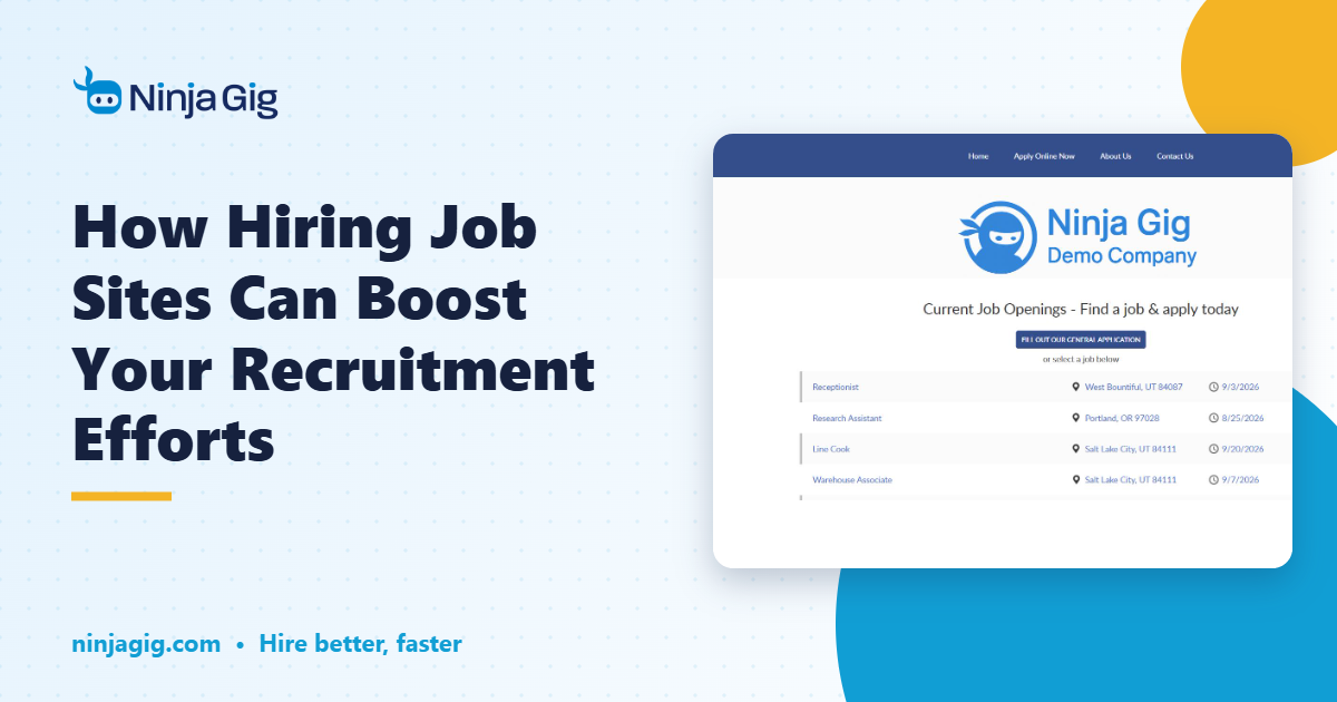 How Hiring Job Sites Can Boost Your Recruitment Efforts