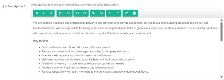 job description ninja gig