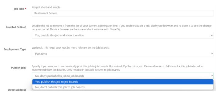 job post integrations