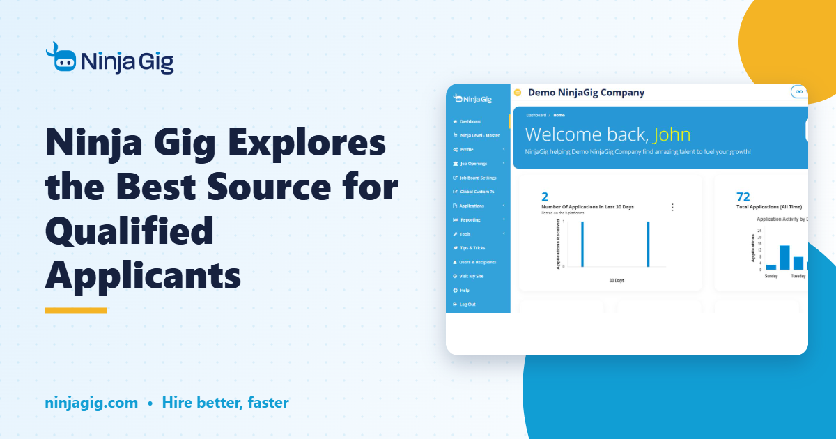 Ninja Gig Explores the Best Source for Qualified Applicants - NinjaGig
