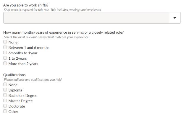 ninja gig questions work shifts