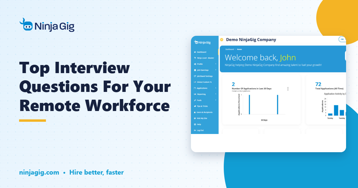 Top Interview Questions For Your Remote Workforce - NinjaGig